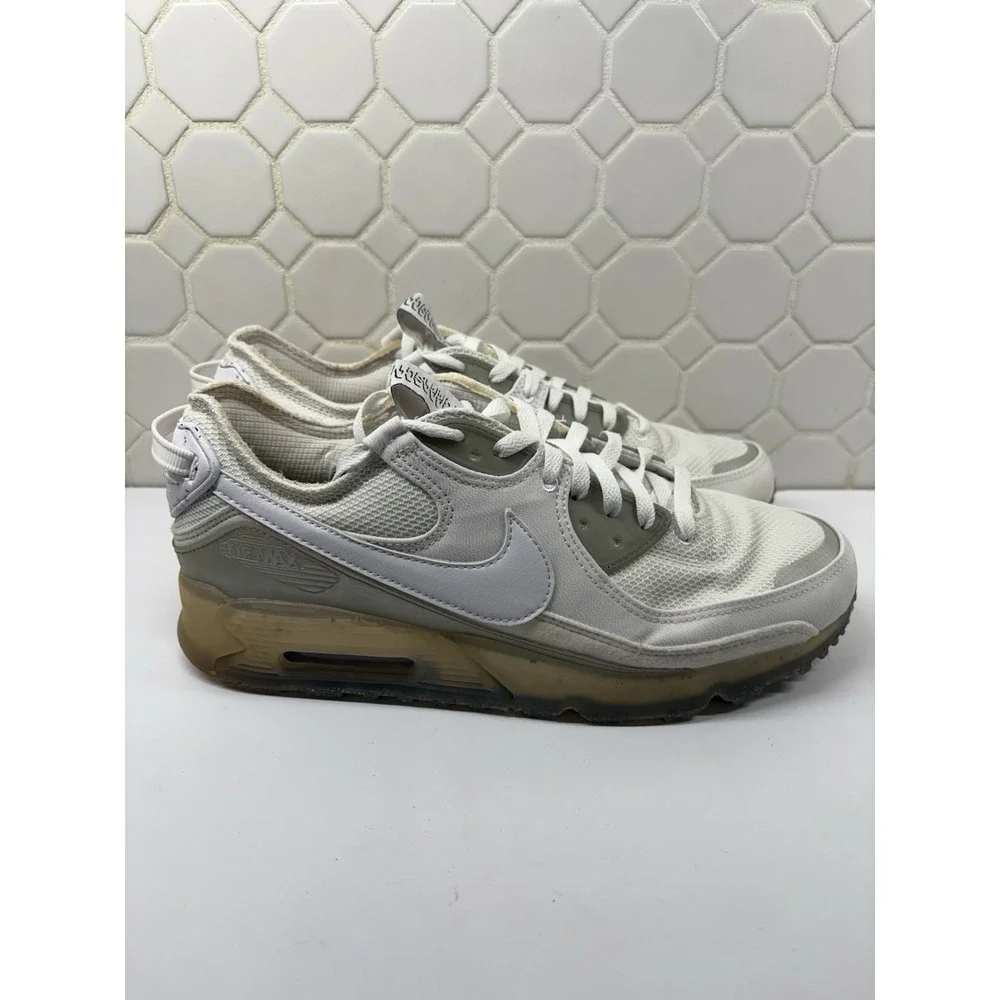 Nike Air Max 90 Terrascape Mens 11.5 White Gray DQ3987-101 Sneakers Move to Zero